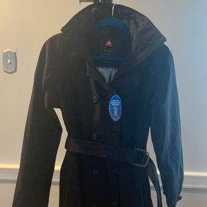 Columbia Zenith Vista Black Women’s Trench Coat - Medium